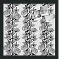 thumbnail image 1 of PinPix 15x15 Custom Cork Bulletin Board Floral Design Continuous Roses Poster Board Has a Fabric Style Canvas Finish, Framed in Floral Design Continuous Roses, by ArtToFrames (PinPix-204), 1 of 5