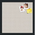 thumbnail image 1 of PinPix 15x15 Custom Cork Bulletin Board Light Brown Polka Dot Poster Board Has a Fabric Style Canvas Finish, Framed in Light Brown Polka Dot, by ArtToFrames (PinPix-502), 1 of 6