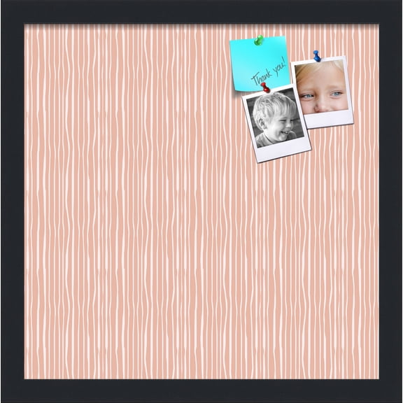 PinPix 15x15 Custom Cork Bulletin Board  Poster Board Has a Fabric Style Canvas Finish, Framed in Other, by ArtToFrames (PinPix-607)