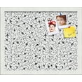 thumbnail image 1 of PinPix 16x13 Custom Cork Bulletin Board Bk Seemless Flower Poster Board Has a Fabric Style Canvas Finish, Framed in Bk Seemless Flower, by ArtToFrames (PinPix-122), 1 of 6