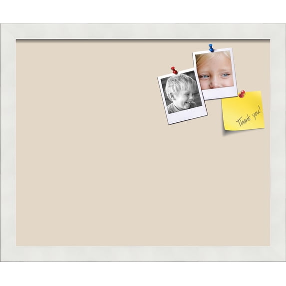 PinPix 16x13 Custom Cork Bulletin Board Desert Pastel Poster Board Has a Fabric Style Canvas Finish, Framed in Desert Pastel, by ArtToFrames (PinPix-1815)