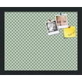 thumbnail image 1 of PinPix 16x13 Custom Cork Bulletin Board Nile Green Diamond Poster Board Has a Fabric Style Canvas Finish, Framed in Nile Green Diamond, by ArtToFrames (PinPix-380), 1 of 1