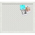 thumbnail image 1 of PinPix 16x14 Custom Cork Bulletin Board Beige Circles Poster Board Has a Fabric Style Canvas Finish, Framed in Beige Circles, by ArtToFrames (PinPix-491), 1 of 6