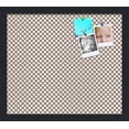 thumbnail image 1 of PinPix 16x14 Custom Cork Bulletin Board Brown Polka Dot Poster Board Has a Fabric Style Canvas Finish, Framed in Brown Polka Dot, by ArtToFrames (PinPix-501), 1 of 6