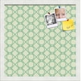 thumbnail image 1 of PinPix 16x16 Custom Cork Bulletin Board Green Diamond Poster Board Has a Fabric Style Canvas Finish, Framed in Green Diamond, by ArtToFrames (PinPix-586), 1 of 6
