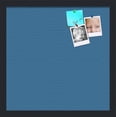 thumbnail image 1 of PinPix 16x16 Custom Cork Bulletin Board Navy Pastel Poster Board Has a Fabric Style Canvas Finish, Framed in Navy Pastel, by ArtToFrames (PinPix-1811), 1 of 5