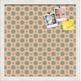 thumbnail image 1 of PinPix 16x16 Custom Cork Bulletin Board Orange - Blue Dots Poster Board Has a Fabric Style Canvas Finish, Framed in Orange - Blue Dots, by ArtToFrames (PinPix-411), 1 of 6