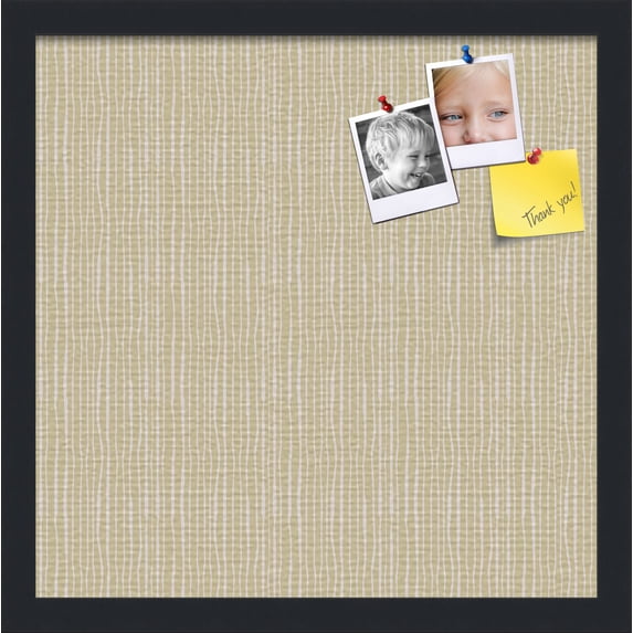 PinPix 16x16 Custom Cork Bulletin Board Poster Board Has a Fabric Style Canvas Finish, Framed in Other, by ArtToFrames (PinPix-605)