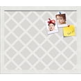 thumbnail image 1 of PinPix 17x14 Custom Cork Bulletin Board Diamond Modern Pattern Grey Poster Board Has a Fabric Style Canvas Finish, Framed in Diamond Modern Pattern Grey, by ArtToFrames (PinPix-1802), 1 of 5
