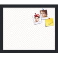 thumbnail image 1 of PinPix 17x14 Custom Cork Bulletin Board Maze White Grapefruit Poster Board Has a Fabric Style Canvas Finish, Framed in Maze White Grapefruit, by ArtToFrames (PinPix-1837), 1 of 1