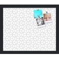 thumbnail image 1 of PinPix 17x14 Custom Cork Bulletin Board Modeco Hex Grey Poster Board Has a Fabric Style Canvas Finish, Framed in Modeco Hex Grey, by ArtToFrames (PinPix-1538), 1 of 1