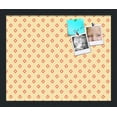 thumbnail image 1 of PinPix 17x14 Custom Cork Bulletin Board Red - Yellow Diamond Poster Board Has a Fabric Style Canvas Finish, Framed in Red - Yellow Diamond, by ArtToFrames (PinPix-333), 1 of 1