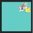 thumbnail image 1 of PinPix 17x17 Custom Cork Bulletin Board Neon Blue Diamond Poster Board Has a Fabric Style Canvas Finish, Framed in Neon Blue Diamond, by ArtToFrames (PinPix-350), 1 of 1