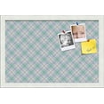 thumbnail image 1 of PinPix 18x12 Custom Cork Bulletin Board Argyle Purple - Green Poster Board Has a Fabric Style Canvas Finish, Framed in Argyle Purple - Green, by ArtToFrames (PinPix-640), 1 of 6