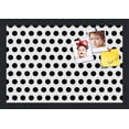 thumbnail image 1 of PinPix 18x12 Custom Cork Bulletin Board Black Polka Dot Poster Board Has a Fabric Style Canvas Finish, Framed in Black Polka Dot, by ArtToFrames (PinPix-200), 1 of 6