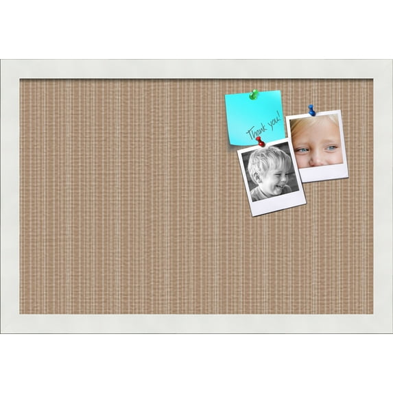 PinPix 18x12 Custom Cork Bulletin Board Poster Board Has a Fabric Style Canvas Finish, Framed in Other, by ArtToFrames (PinPix-612)