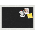 thumbnail image 1 of PinPix 18x12 Custom Cork Bulletin Board Solid Black Poster Board Has a Fabric Style Canvas Finish, Framed in Solid Black, by ArtToFrames (PinPix-622), 1 of 5