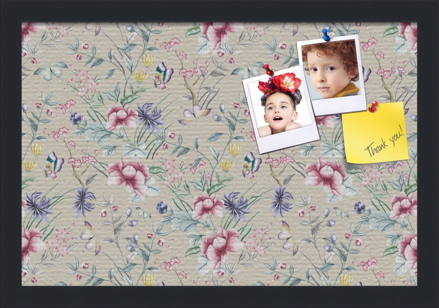 28x20 Inch Cork Bulletin Board. This Decorative Framed Pin Board Comes Yellow And Blue Design White Frame Frame Ideal Home Office Decor Message Li Shu - View #10