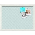 thumbnail image 1 of PinPix 18x13 Custom Cork Bulletin Board Lattice Lt Blue Poster Board Has a Fabric Style Canvas Finish, Framed in Lattice Lt Blue, by ArtToFrames (PinPix-1826), 1 of 1