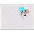 thumbnail image 1 of PinPix 18x13 Custom Cork Bulletin Board Light Grey Diamond Poster Board Has a Fabric Style Canvas Finish, Framed in Light Grey Diamond, by ArtToFrames (PinPix-524), 1 of 6