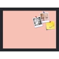 thumbnail image 1 of PinPix 18x13 Custom Cork Bulletin Board Pink Pastel Poster Board Has a Fabric Style Canvas Finish, Framed in Pink Pastel, by ArtToFrames (PinPix-1813), 1 of 5