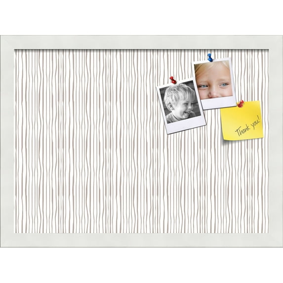 PinPix 18x13 Custom Cork Bulletin Board Poster Board Has a Fabric Style Canvas Finish, Framed in No Name, by ArtToFrames (PinPix-608)