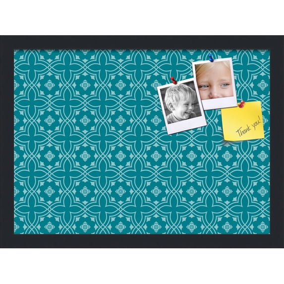 PinPix 18x13 Custom Cork Bulletin Board Poster Board Has a Fabric Style Canvas Finish, Framed in Other, by ArtToFrames (PinPix-596)