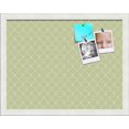 thumbnail image 1 of PinPix 18x14 Custom Cork Bulletin Board Lime Green Chain Poster Board Has a Fabric Style Canvas Finish, Framed in Lime Green Chain, by ArtToFrames (PinPix-573), 1 of 6