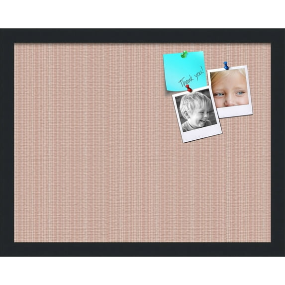 PinPix 18x14 Custom Cork Bulletin Board Poster Board Has a Fabric Style Canvas Finish, Framed in Other, by ArtToFrames (PinPix-611)