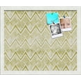 thumbnail image 1 of PinPix 18x15 Custom Cork Bulletin Board Bohemian Peaks Gold Poster Board Has a Fabric Style Canvas Finish, Framed in Bohemian Peaks Gold, by ArtToFrames (PinPix-1590), 1 of 5