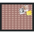 thumbnail image 1 of PinPix 18x15 Custom Cork Bulletin Board Pink Sea Shells Poster Board Has a Fabric Style Canvas Finish, Framed in Pink Sea Shells, by ArtToFrames (PinPix-553), 1 of 6