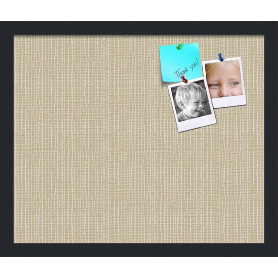 PinPix 18x15 Custom Cork Bulletin Board Poster Board Has a Fabric Style Canvas Finish, Framed in Other, by ArtToFrames (PinPix-605)