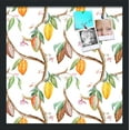 thumbnail image 1 of PinPix 18x18 Custom Cork Bulletin Board Fruit on Vine White Poster Board Has a Fabric Style Canvas Finish, Framed in Fruit on Vine White, by ArtToFrames (PinPix-1895), 1 of 5