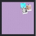 thumbnail image 1 of PinPix 18x18 Custom Cork Bulletin Board Purple Circles Poster Board Has a Fabric Style Canvas Finish, Framed in Purple Circles, by ArtToFrames (PinPix-493), 1 of 6
