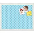 thumbnail image 1 of PinPix 19x15 Custom Cork Bulletin Board Sky Blue Waves Poster Board Has a Fabric Style Canvas Finish, Framed in Sky Blue Waves, by ArtToFrames (PinPix-245), 1 of 1