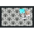 thumbnail image 1 of PinPix 20x12 Custom Cork Bulletin Board Grand Floral Motif Poster Board Has a Fabric Style Canvas Finish, Framed in Grand Floral Motif, by ArtToFrames (PinPix-181), 1 of 5