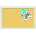 thumbnail image 1 of PinPix 20x12 Custom Cork Bulletin Board Honey Pastel Poster Board Has a Fabric Style Canvas Finish, Framed in Honey Pastel, by ArtToFrames (PinPix-1810), 1 of 5