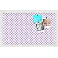 thumbnail image 1 of PinPix 20x12 Custom Cork Bulletin Board Light Purple Dots Poster Board Has a Fabric Style Canvas Finish, Framed in Light Purple Dots, by ArtToFrames (PinPix-503), 1 of 6