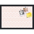 thumbnail image 1 of PinPix 20x14 Custom Cork Bulletin Board Ikat Vintage Grapefruit Poster Board Has a Fabric Style Canvas Finish, Framed in Ikat Vintage Grapefruit, by ArtToFrames (PinPix-1600), 1 of 5
