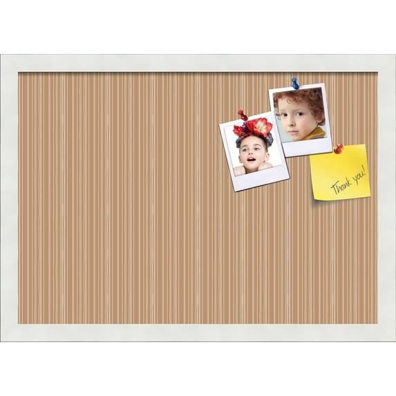 PinPix 20x14 Custom Cork Bulletin Board Poster Board Has a Fabric Style Canvas Finish, Framed in Other, by ArtToFrames (PinPix-612)