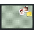 thumbnail image 1 of PinPix 20x15 Custom Cork Bulletin Board Nile Green Diamond Poster Board Has a Fabric Style Canvas Finish, Framed in Nile Green Diamond, by ArtToFrames (PinPix-380), 1 of 1