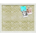 thumbnail image 1 of PinPix 20x16 Custom Cork Bulletin Board Bohemian Peaks Gold Poster Board Has a Fabric Style Canvas Finish, Framed in Bohemian Peaks Gold, by ArtToFrames (PinPix-1590), 1 of 5