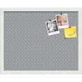 thumbnail image 1 of PinPix 20x16 Custom Cork Bulletin Board Grey Chain Poster Board Has a Fabric Style Canvas Finish, Framed in Grey Chain, by ArtToFrames (PinPix-570), 1 of 6