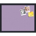 thumbnail image 1 of PinPix 20x16 Custom Cork Bulletin Board Purple Circles Poster Board Has a Fabric Style Canvas Finish, Framed in Purple Circles, by ArtToFrames (PinPix-493), 1 of 6