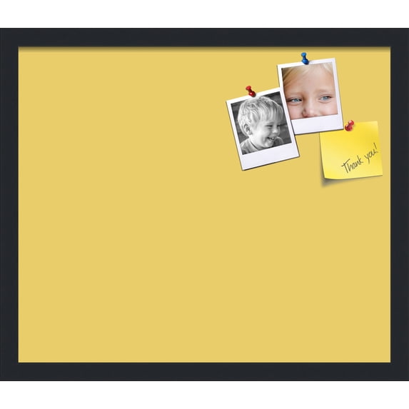 PinPix 20x17 Custom Cork Bulletin Board Honey Pastel Poster Board Has a Fabric Style Canvas Finish, Framed in Honey Pastel, by ArtToFrames (PinPix-1810)