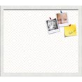 thumbnail image 1 of PinPix 20x17 Custom Cork Bulletin Board Maze White Beige Poster Board Has a Fabric Style Canvas Finish, Framed in Maze White Beige, by ArtToFrames (PinPix-1835), 1 of 1