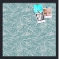 thumbnail image 1 of PinPix 20x20 Custom Cork Bulletin Board Aqua White Poster Board Has a Fabric Style Canvas Finish, Framed in Aqua White, by ArtToFrames (PinPix-1871), 1 of 5