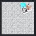 thumbnail image 1 of PinPix 20x20 Custom Cork Bulletin Board Fern Lt Grey Poster Board Has a Fabric Style Canvas Finish, Framed in Fern Lt Grey, by ArtToFrames (PinPix-1584), 1 of 5
