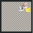 thumbnail image 1 of PinPix 20x20 Custom Cork Bulletin Board Light Brown Clover Poster Board Has a Fabric Style Canvas Finish, Framed in Light Brown Clover, by ArtToFrames (PinPix-540), 1 of 5