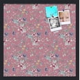 thumbnail image 1 of PinPix 20x20 Custom Cork Bulletin Board Vintage Japanese Floral Watermelon Poster Board Has a Fabric Style Canvas Finish, Framed in Vintage Japanese Floral Watermelon, by ArtToFrames (PinPix-1548), 1 of 5
